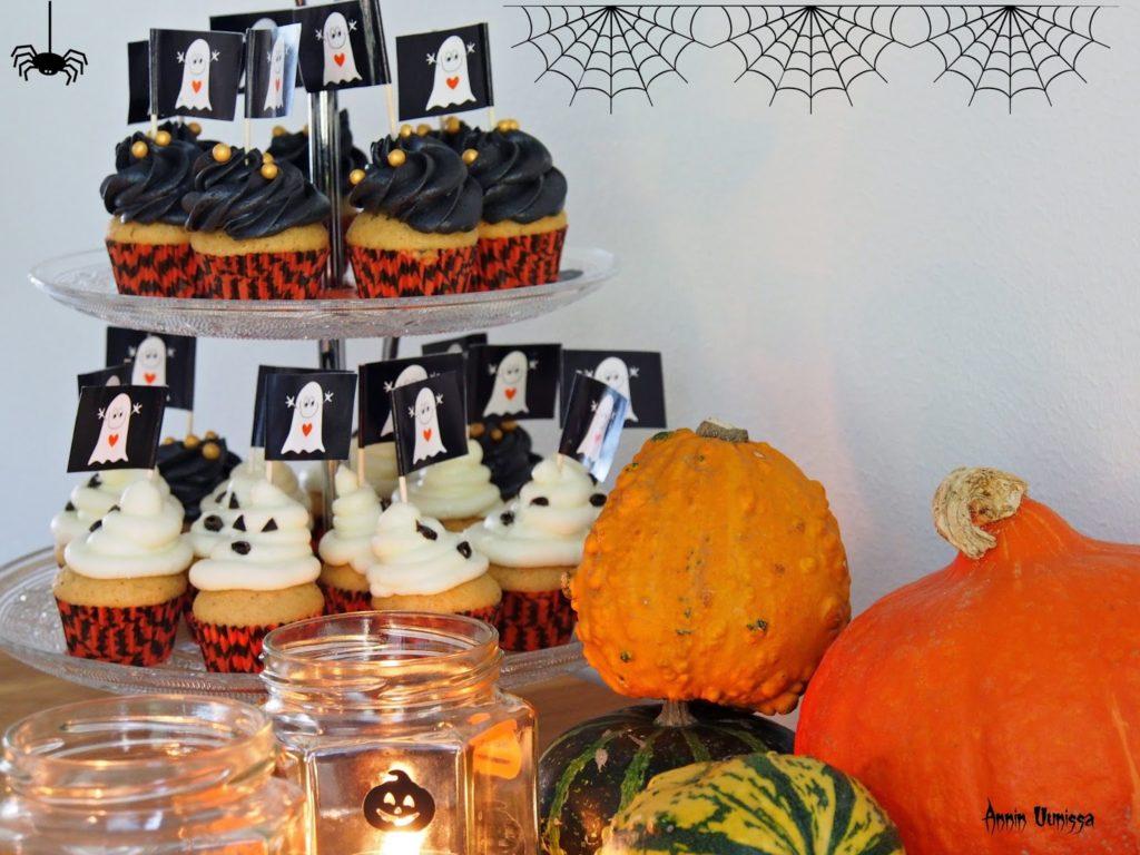 HALLOWEEN Orange Cupcakes – DIY lyhdyt