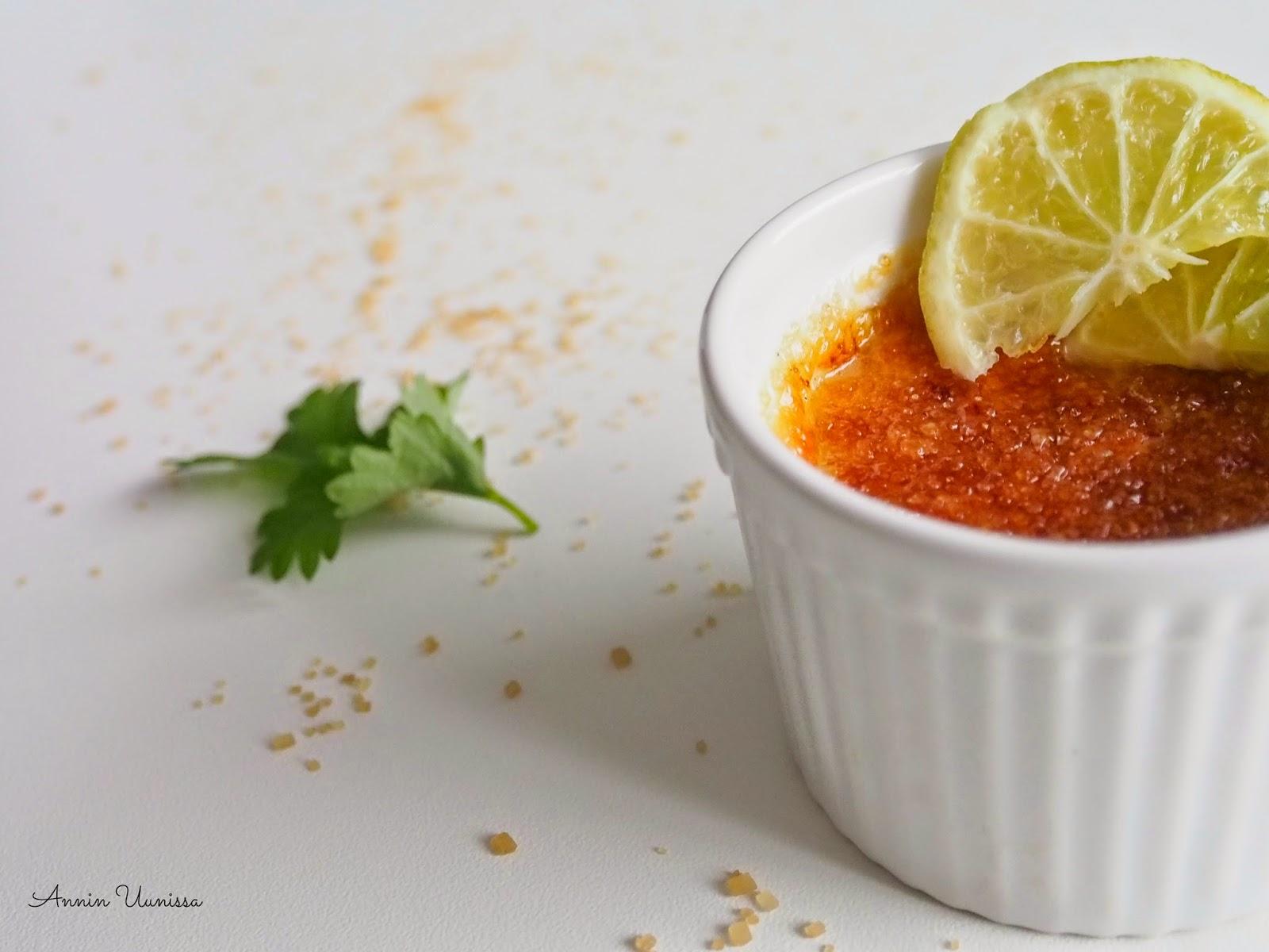 Aasialainen Illallinen & Lime Créme Brûlée a´ la Anni