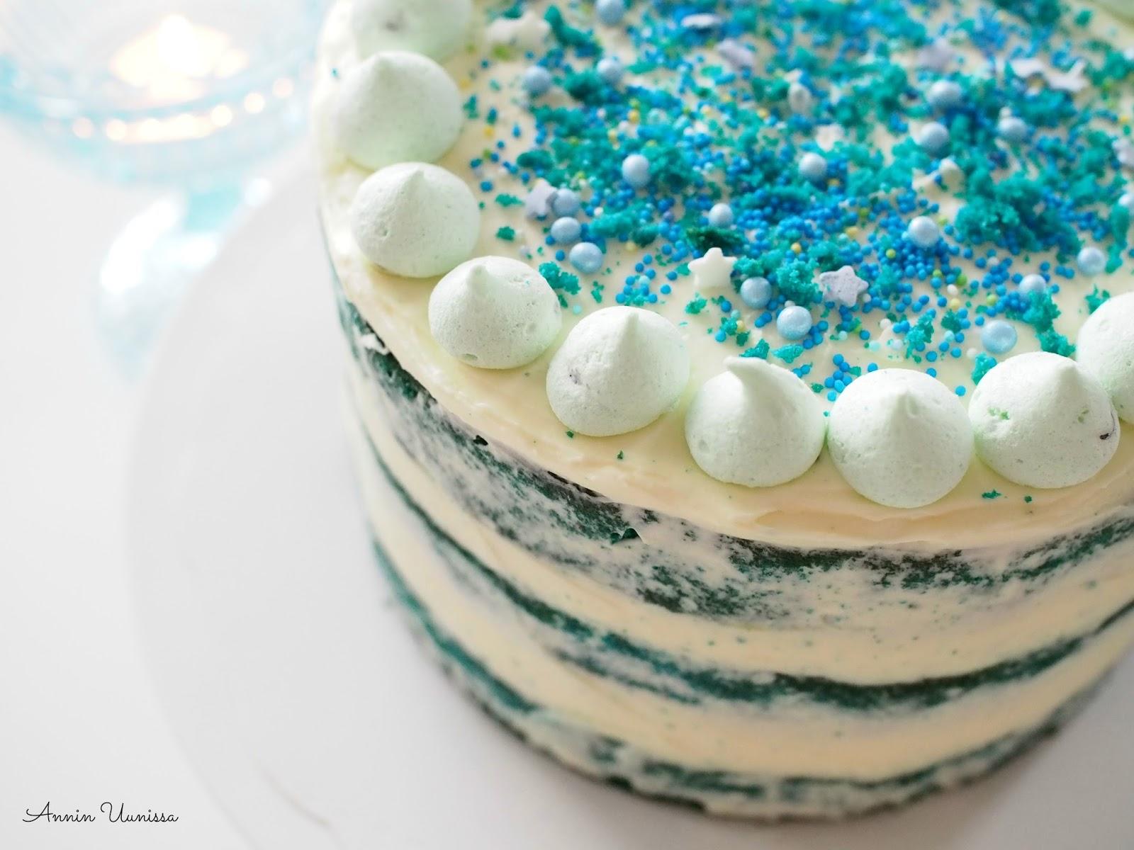 Blue Velvet Cake – Sininen Samettikakku