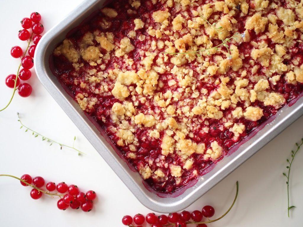 Punaherukkapaistos - Red Currant Crumble