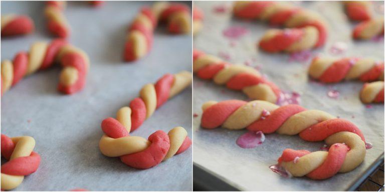 Candy Cane Cookies - Piparminttukeksit