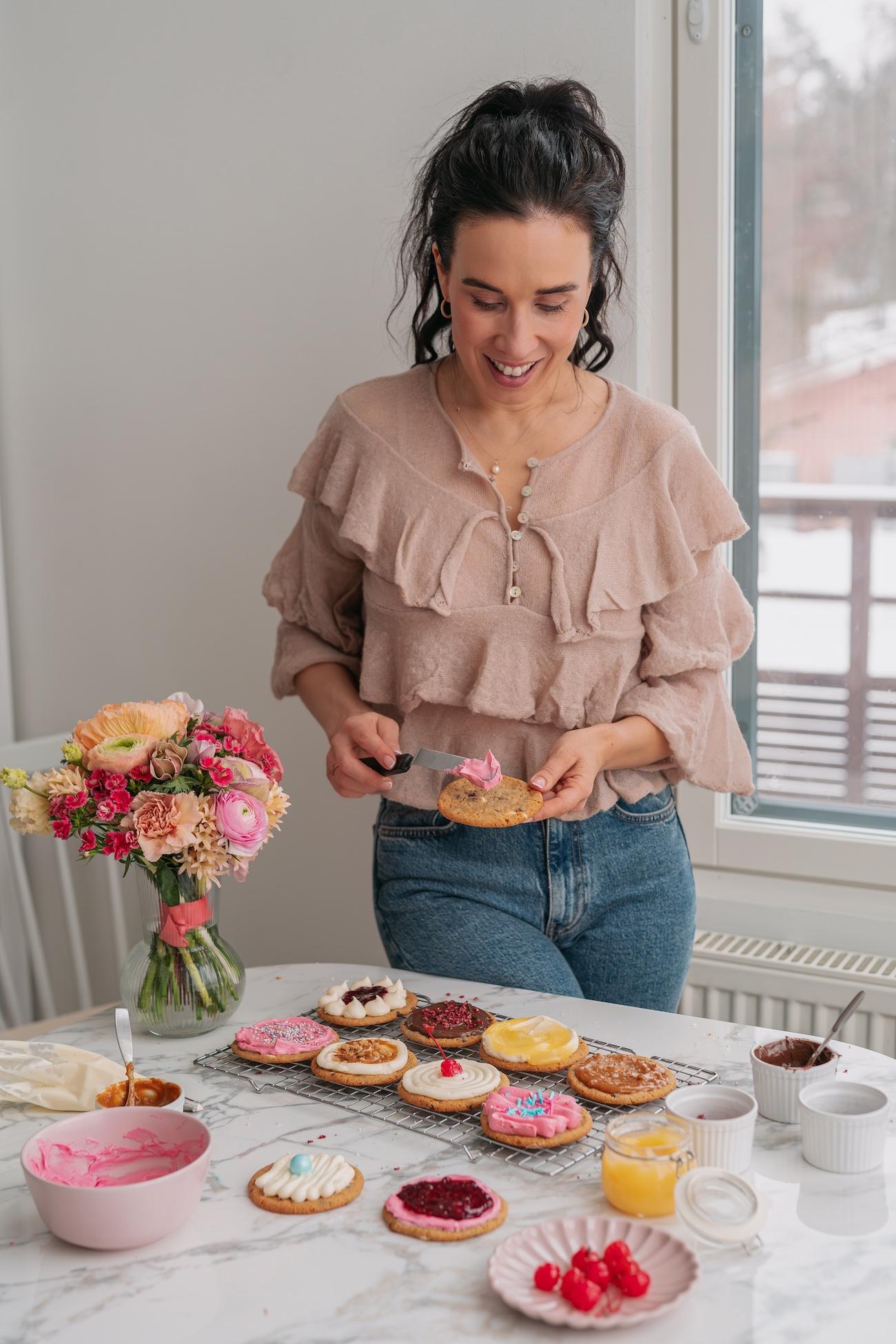 Crumble Cookies - Kuorrutetut keksit