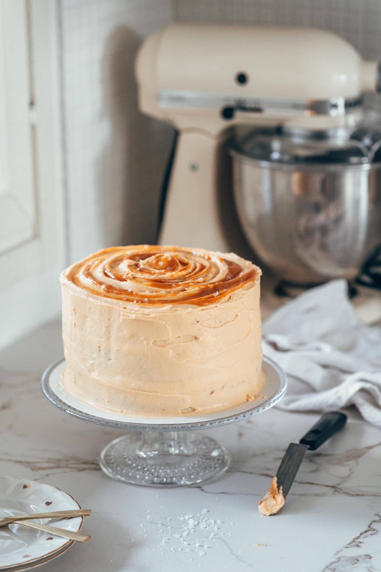 Salted Caramel Täytekakku