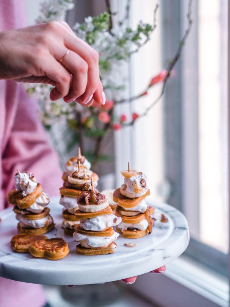 Sokerittomat Banoffee Pannukakut