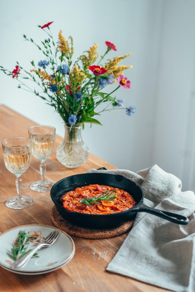 Tarte Tatin Tomaateista